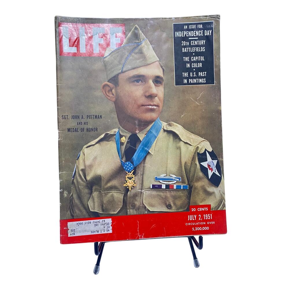 LIFE Magazine July 2 1951 Sgt John A Pittman Medal of Honor Cover